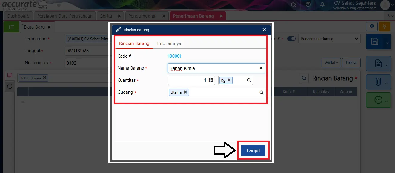 3 membuat penerimaan barang